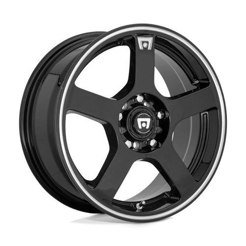 Motegi Wheels MR116 FS5 - Gloss Black W/ Machined Flange - Wheel Warehouse