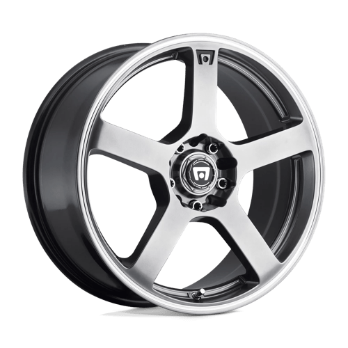 Motegi Wheels MR116 FS5 - Dark Silver W/ Machined Flange - Wheel Warehouse