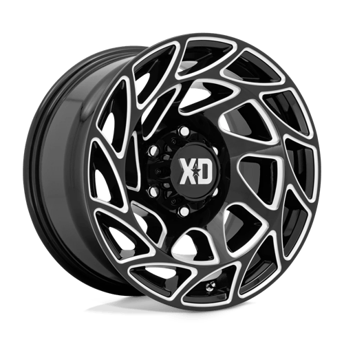 XD Wheels XD860 ONSLAUGHT - Gloss Black Milled - Wheel Warehouse