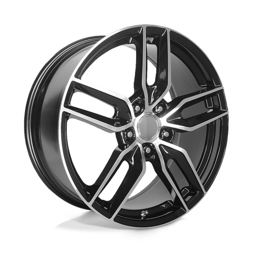 Performance Replica Wheels PR160 - Gloss Black W/ Machined Spokes - Wheel Warehouse