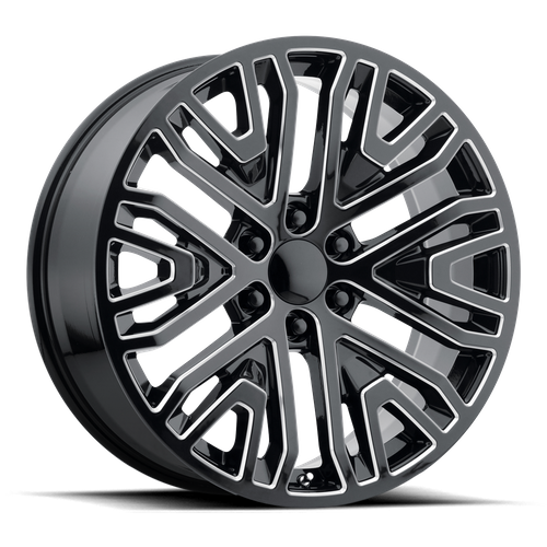 <b>Performance Replica Wheels</b> PR197 -<br> Gloss Black Milled
