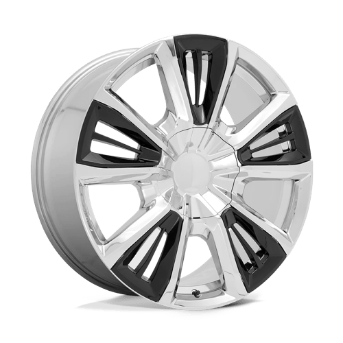Performance Replica Wheels PR212 - Chrome W/ Gloss Black Accents - Wheel Warehouse