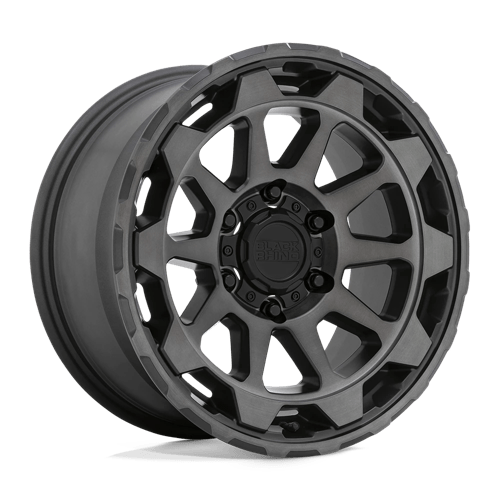 Black Rhino Wheels ROTOR - Matte Gunmetal W/ Brushed Face - Wheel Warehouse