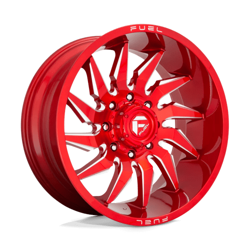 Fuel Wheels D745 SABER - Candy Red Milled - Wheel Warehouse