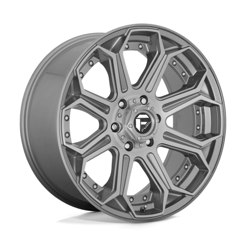 Fuel Wheels D705 SIEGE - Brushed Gun Metal Tinted Clear - Wheel Warehouse