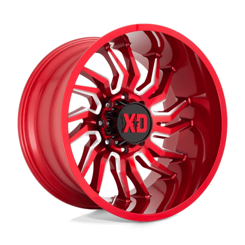 XD Wheels XD858 TENSION - Candy Red Milled - Wheel Warehouse