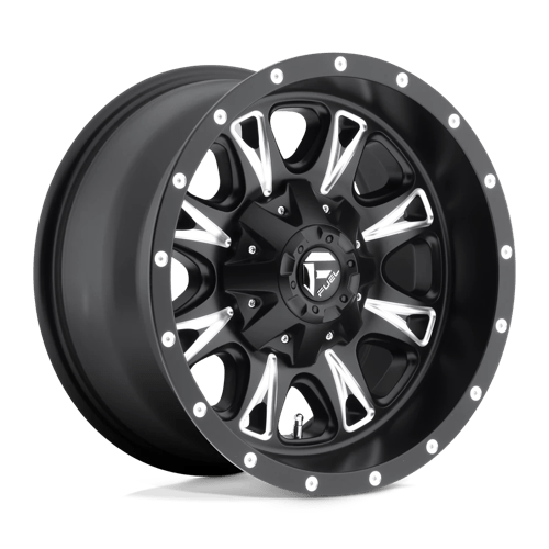 Fuel Wheels D513 THROTTLE - Matte Black Milled - Wheel Warehouse