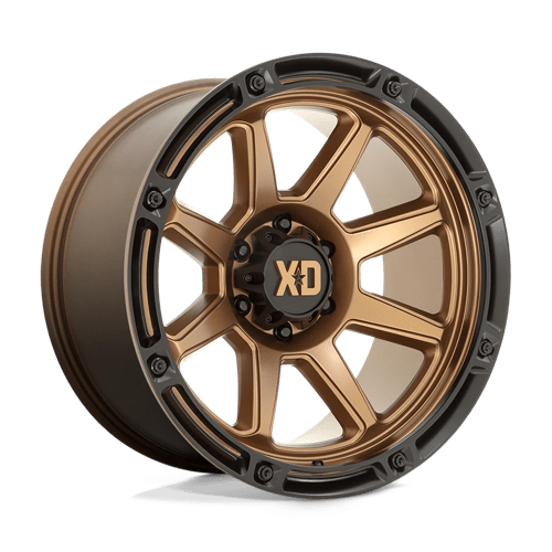 XD Wheels XD863 - Matte Bronze W/ Black Lip - Wheel Warehouse