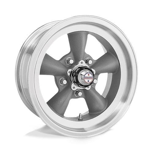 American Racing Wheels VN105 TORQ THRUST D - Torq Thrust Gray W/ Mach Lip - Wheel Warehouse