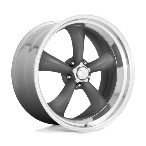 American Racing Wheels VN215 CLASSIC TORQ THRUST II - Mag Gray W/ Machined Lip - Wheel Warehouse