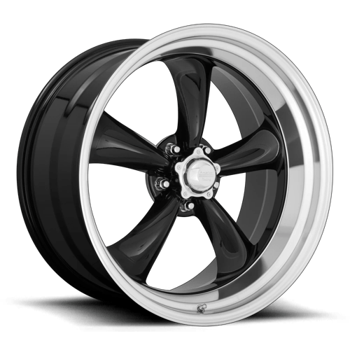 American Racing Wheels VN315 TORQ THRUST II 1 PC - Gloss Black Machined Lip - Wheel Warehouse