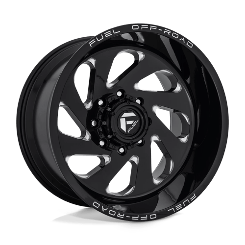 Fuel Wheels D637 VORTEX - Gloss Black Milled - Wheel Warehouse