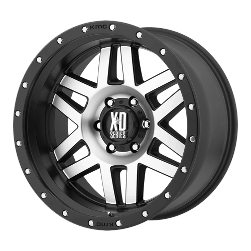 XD Wheels XD128 MACHETE - Machined Face W/ Black Ring - Wheel Warehouse