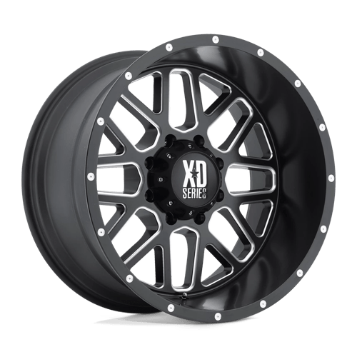 XD Wheels XD820 GRENADE - Satin Black Milled - Wheel Warehouse