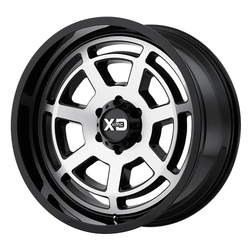 XD Wheels XD824 BONES - Gloss Black Machined - Wheel Warehouse