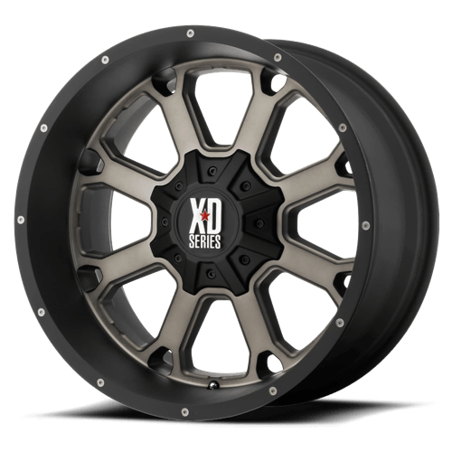 XD Wheels XD825 BUCK 25 - Matte Black W/ Dark Tint - Wheel Warehouse