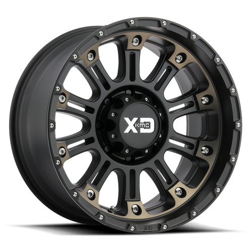 XD Wheels XD829 HOSS II - Satin Black Mach W/ Dark Tint - Wheel Warehouse