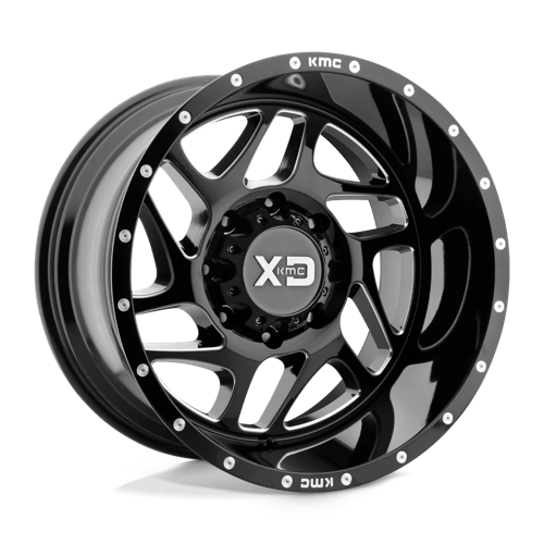 XD Wheels XD836 FURY - Gloss Black Milled - Wheel Warehouse