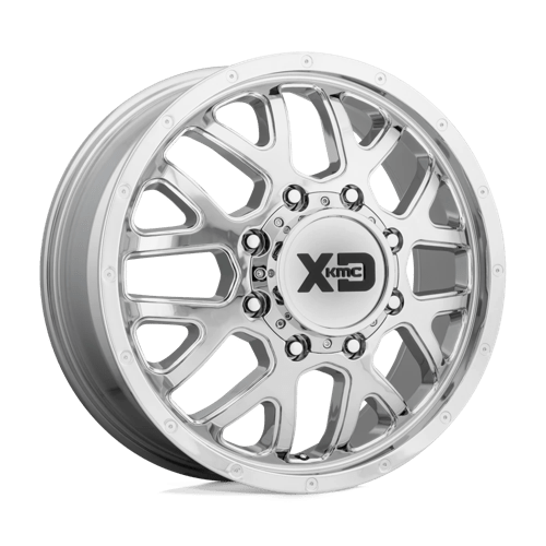 XD Wheels XD843 GRENADE DUALLY - Chrome - Front - Wheel Warehouse