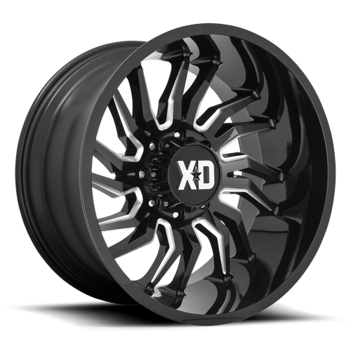 XD Wheels XD858 TENSION - Gloss Black Milled - Wheel Warehouse