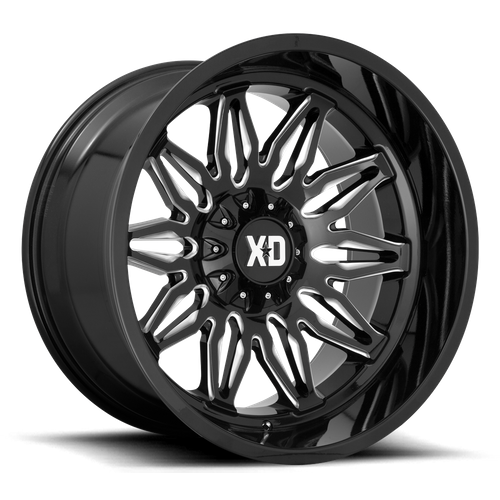 <b>XD Wheels</b> XD859 GUNNER -<br> Gloss Black Milled