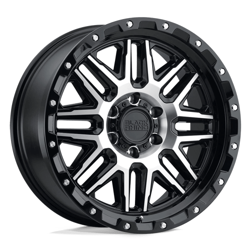 Black Rhino Wheels ALAMO - Gloss Black W/ Machined Face & Stainless Bolts - Wheel Warehouse