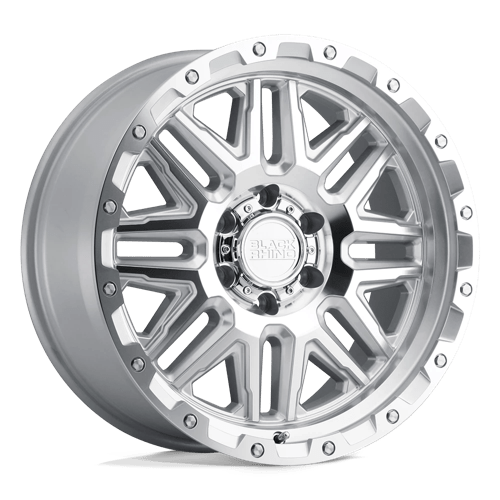 Black Rhino Wheels ALAMO - Silver W/ Mirror Face & Stainless Bolts - Wheel Warehouse
