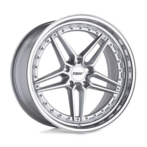 TSW Wheels ASCARI - Silver W/ Mirror Cut Face & Lip - Wheel Warehouse