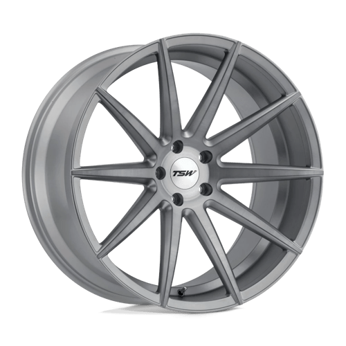 TSW Wheels CLYPSE - Titanium W/ Matte Brushed Face - Wheel Warehouse