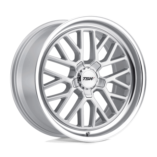 <b>TSW Wheels</b> HOCKENHEIM S -<br> Silver W/ Mirror Cut Lip