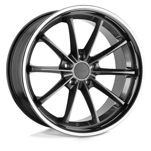 TSW Wheels SWEEP - Gloss Gunmetal W/ Stainless Lip - Wheel Warehouse