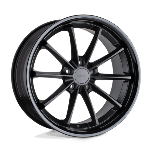 TSW Wheels SWEEP - Matte Black W/ Gloss Black Lip - Wheel Warehouse
