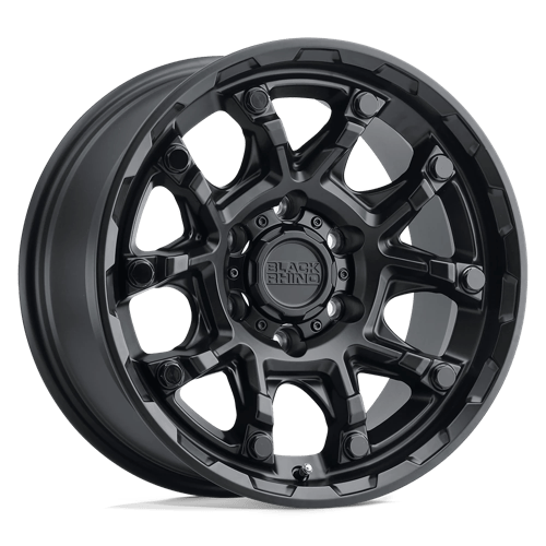 <b>Black Rhino Wheels</b> ARK -<br> Matte Black W/ Gloss Black Bolts