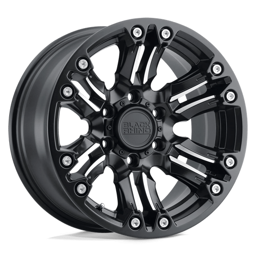 Black Rhino Wheels ASAGAI - Matte Black & Machined W/ Stainless Bolts - Wheel Warehouse