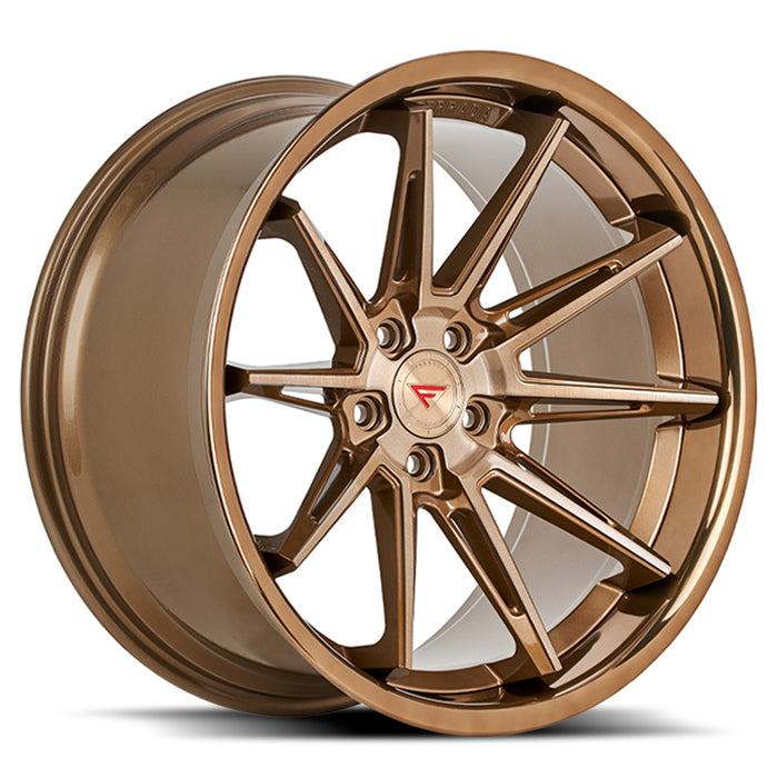 <b>Ferrada</b> CM2 -<br> Brushed Cobre w/ Polished Bronze Lip