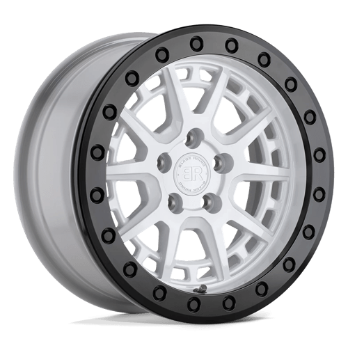 Black Rhino Wheels GRAVEL BEADLOCK - Gloss White W/ Black Ring & Bolts - Wheel Warehouse