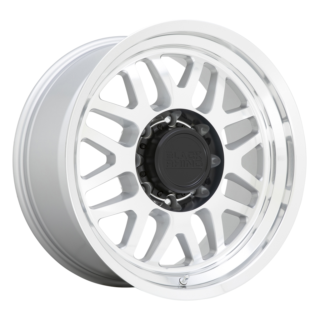 Black Rhino Wheels DELTA - Gloss Silver W/ Mirror Face & Lip - Wheel Warehouse