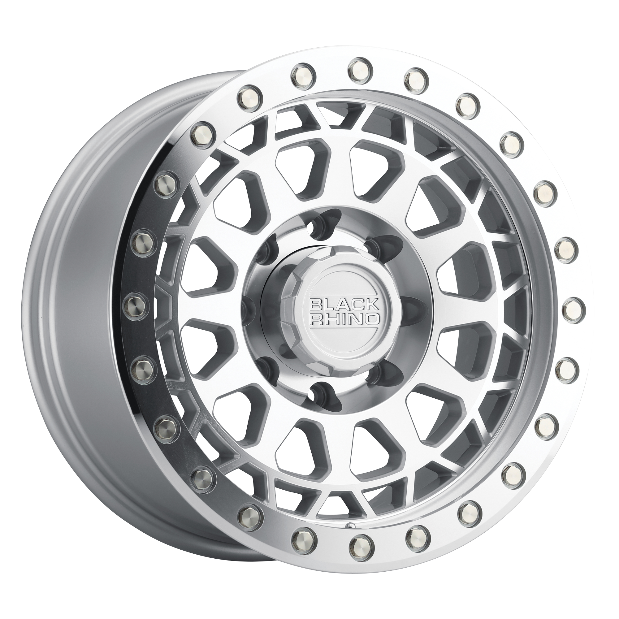 Black Rhino Wheels PRIMM - Silver W/ Mirror Face & Machined Ring - Wheel Warehouse