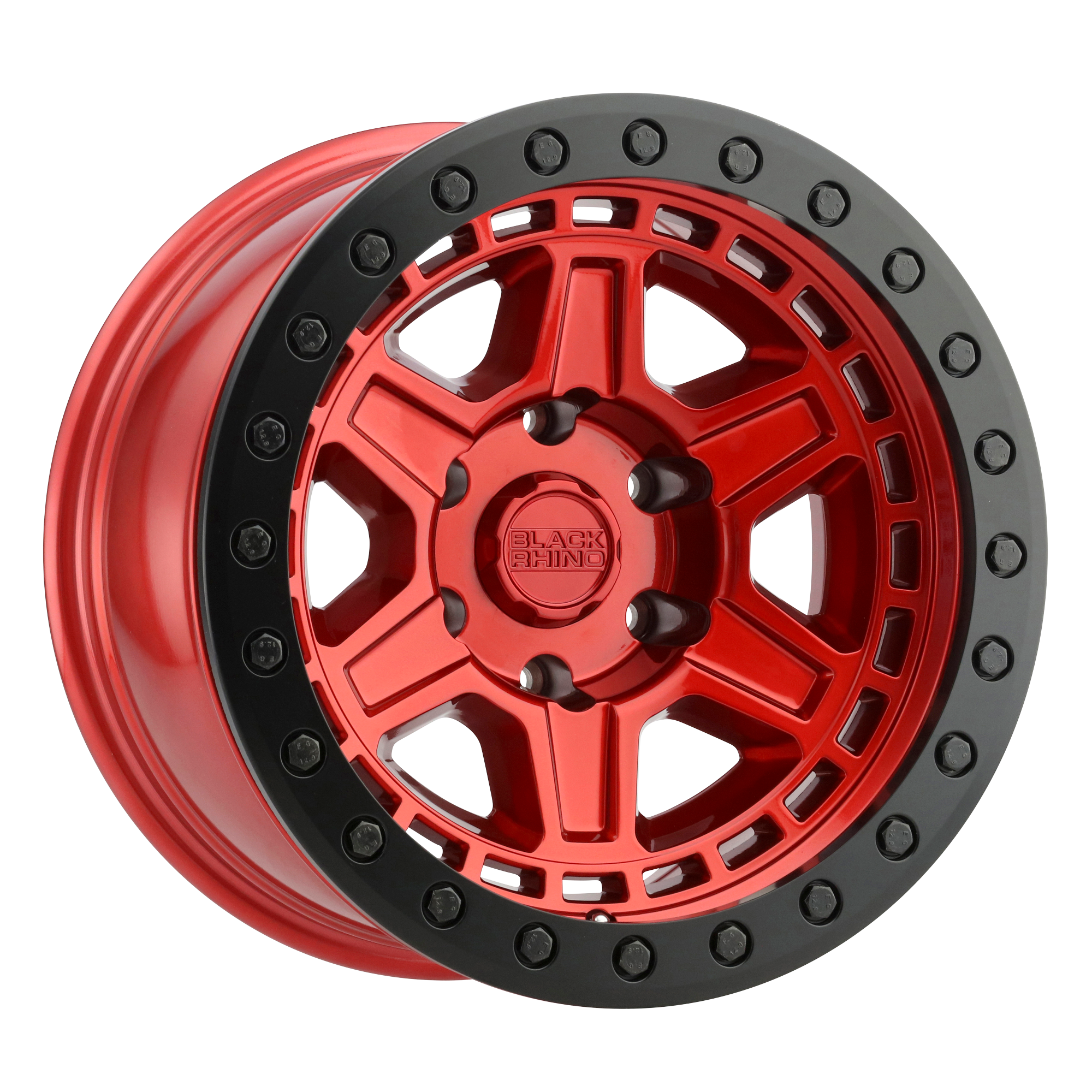 Black Rhino Wheels RENO - Candy Red W/ Black Ring & Bolts - Wheel Warehouse
