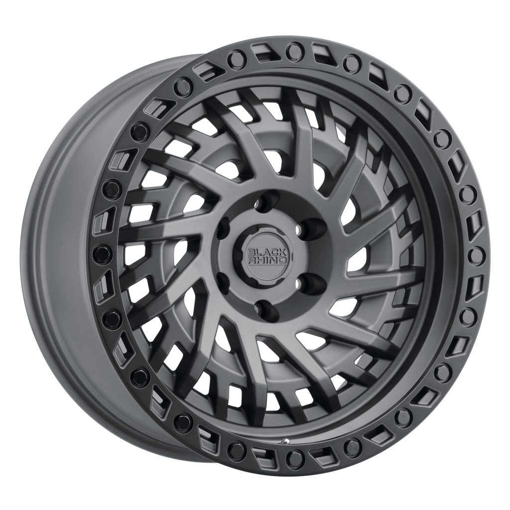 Black Rhino Wheels SHREDDER - Matte Gunmetal W/ Black Ring - Wheel Warehouse