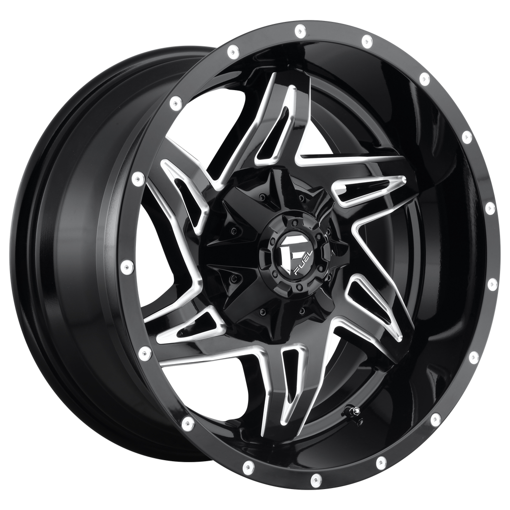 <b>Fuel Wheels</b> D613 ROCKER -<br> Gloss Black Milled