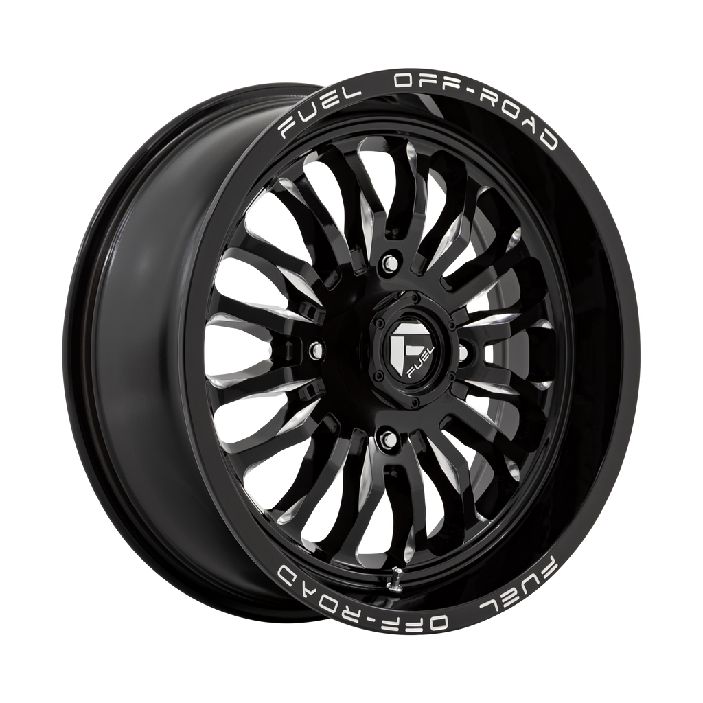 Fuel Wheels D821 ARC UTV - Gloss Black Milled - Wheel Warehouse