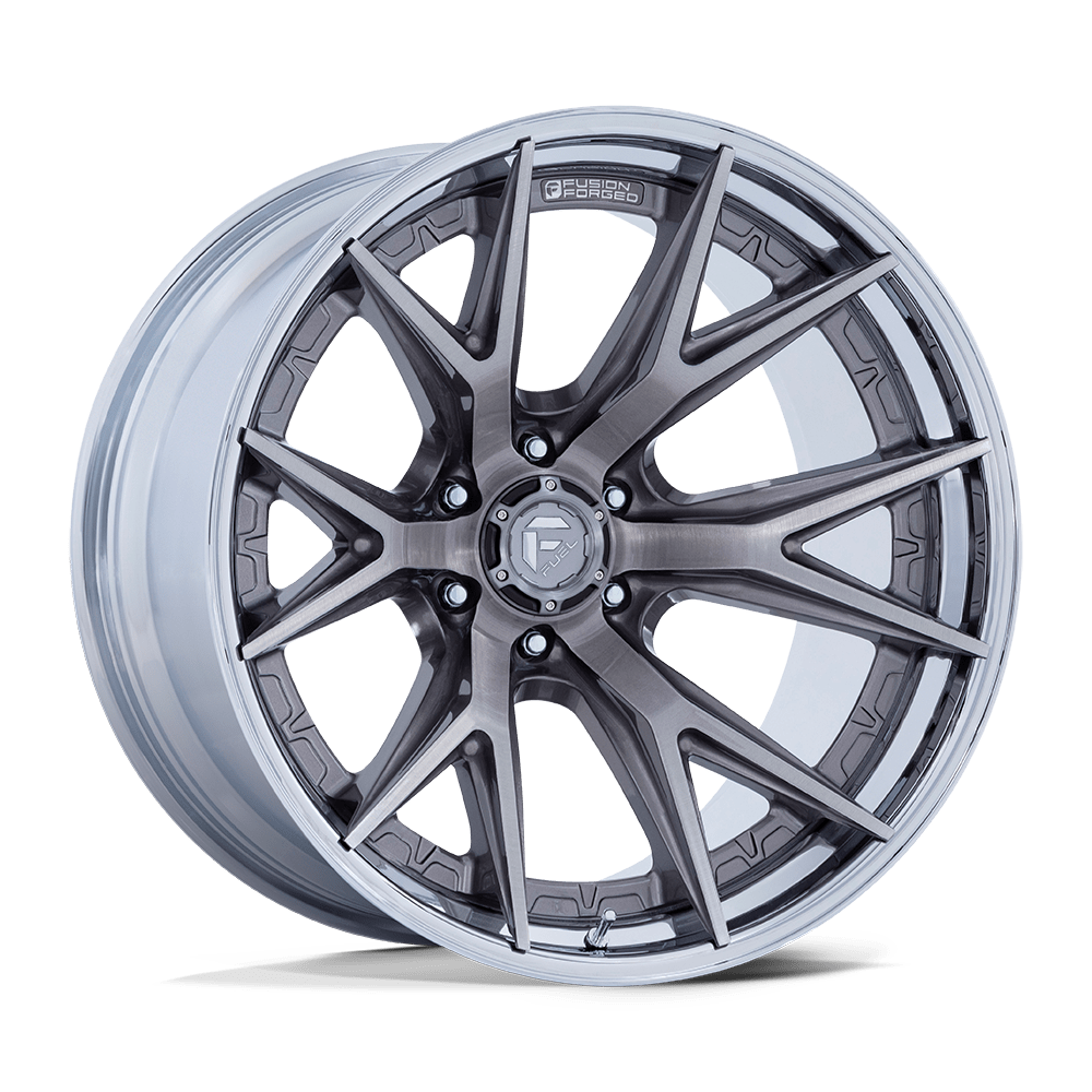 Fuel Wheels FC402 CATALYST - Platinum W/ Chrome Lip - Wheel Warehouse