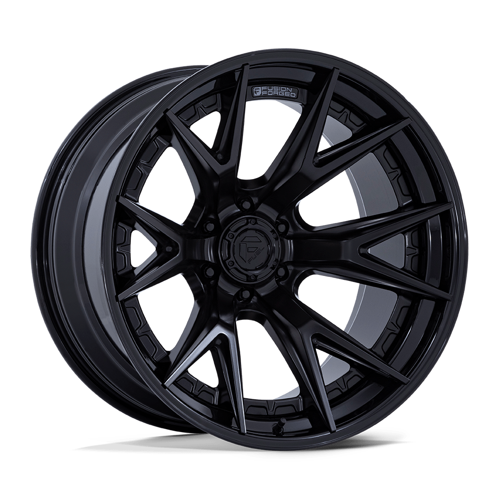 Fuel Wheels FC402 CATALYST - Matte Black W/ Gloss Black Lip - Wheel Warehouse