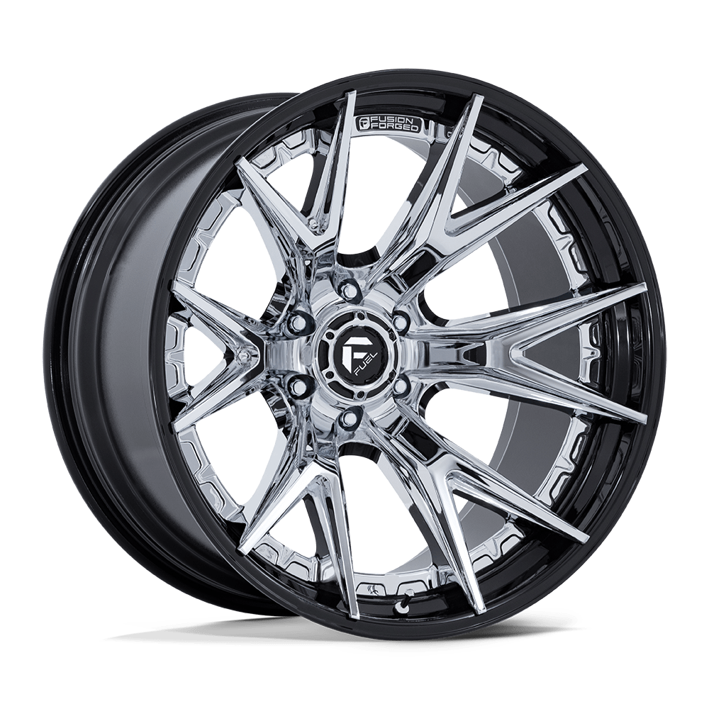 Fuel Wheels FC402 CATALYST - Chrome W/ Gloss Black Lip - Wheel Warehouse