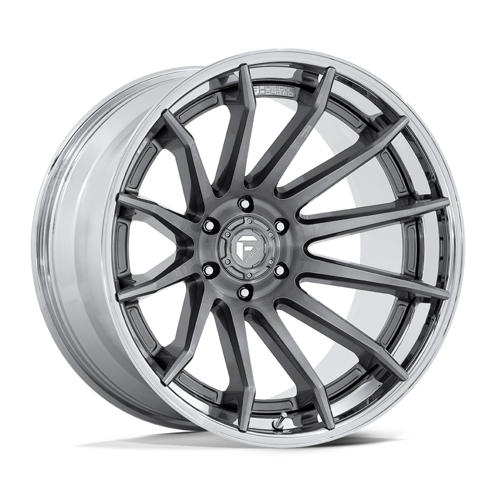 Fuel Wheels FC403 BURN - Platinum W/ Chrome Lip - Wheel Warehouse