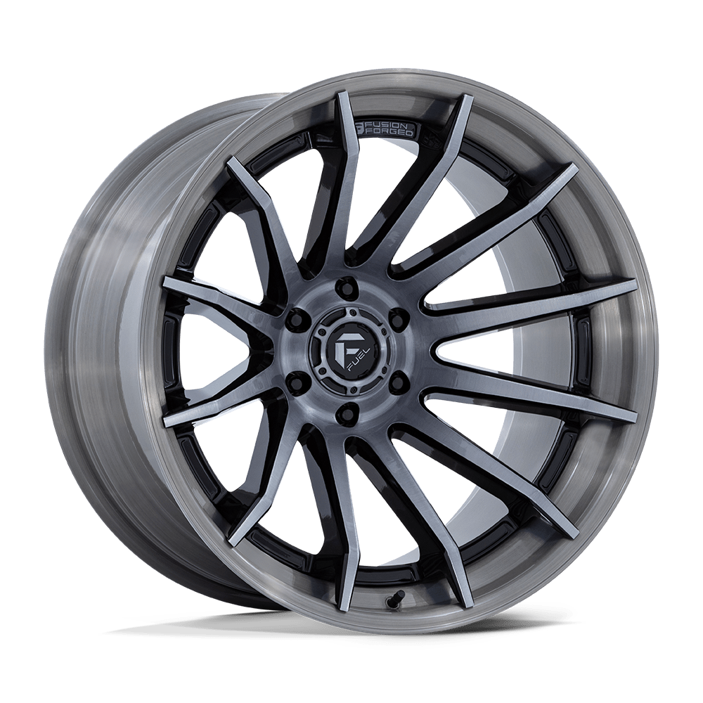 Fuel Wheels FC403 BURN - Gloss Black Brushed Dark Tint - Wheel Warehouse