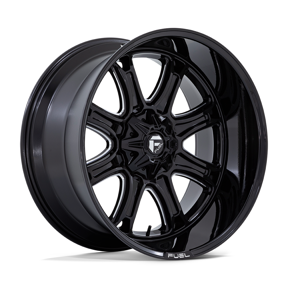 <b>Fuel Wheels</b> DARKSTAR -<br> Gloss Black Milled