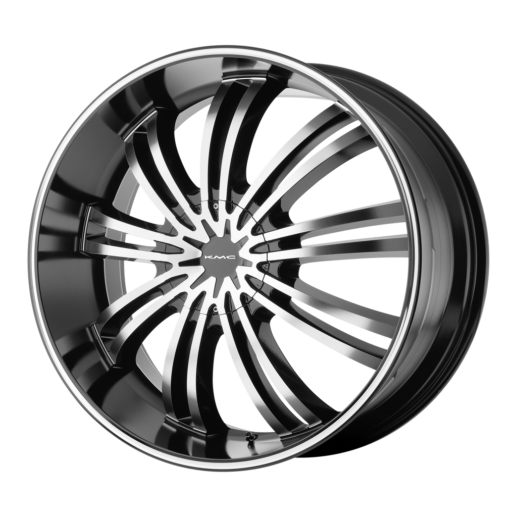 <b>KMC Wheels</b> KM682 SPIDER -<br> Gloss Black Machined