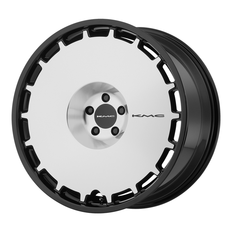 <b>KMC Wheels</b> KM689 SKILLET -<br> Satin Black Brushed Face